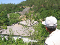 경남 고성 폐광산 전경