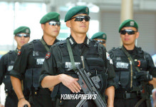 인천공항 경찰특공대 경계근무