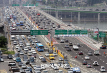 한남대교 12차로로 확장 개통