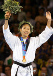 태권도 여자 57kg 장지원 금메달 환호