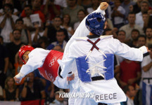 태권도 80kg 이상급 결승 문대성 금메달 한방