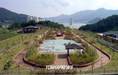 하수처리장에 조성된 주민 휴식공간