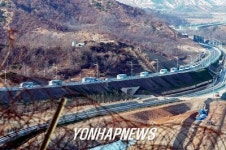 동해선 남북연결도로 임시 개통