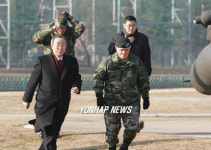 美 2사단 방문한 반기문 장관