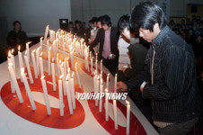 영농결의 다지는 농업전문학교 신입생들