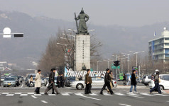세종로 사거리 횡단보도 설치