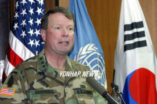 캠벨 8군사령관 기자회견