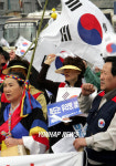 일본 망언 규탄하는 한국자유총연맹