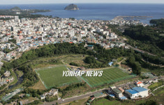 FIFA 공인받은 서귀포시 인조잔디구장.
