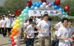LG전자 생산기술원, 한강변서 마라톤대회