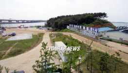공사진행중인 행담도