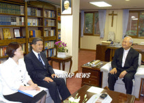 황우석 교수-정진석 대주교 면담