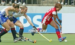 KT컵 국제여자하키 결승 한국-영국