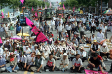 나주농민, 농기계 시위