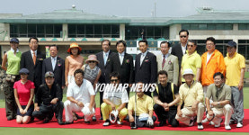 로드랜드CC서 연애인 골프대회.