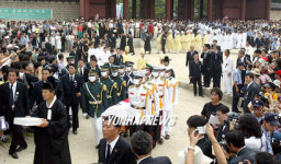 마지막 황세손 이구씨 장례행렬