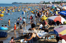 피서절정 낙산해수욕장