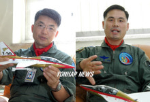 T-50 시험비행 `핵심역할 이충환ㆍ온용섭 중령