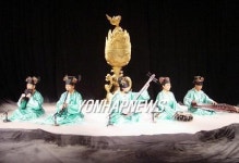 백제금동대향로 주악상 복원악기 기증