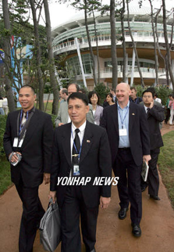 APEC 정상회의 선발대 도착