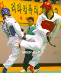 뒷차기 날리는 김재식