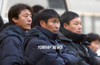 FA컵 축구 전남 드래곤즈 허정무감독-황선홍코치