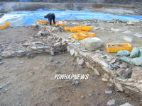 부여 능산리서 대형 백제시대 건물