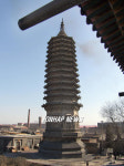갈석산 앞의 요금 전탑