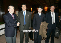 서울 떠나는 ANOC 북한대표단