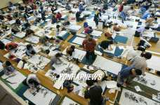 감암서예대전 참가자 서예 삼매경