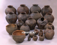 강진 삼흥리 가마터의 도기류