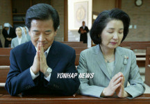우리당 정 의장, 요한의 집 방문