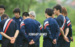 전지훈련 마지막 연습을 마치고..