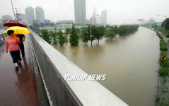 물에 잠긴 올림픽대로