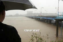 경계수위 넘어선 여주대교