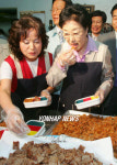 한명숙 총리, 아동급식시설 현장방문