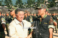 수해복구 군 장병 부대 복귀 환송식