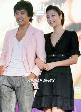 영화 '연애참'의 주인공 김승우.장진영