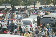 울산굴화지구 조합원들 군청 항의방문