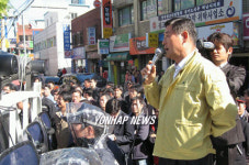 주민 설득하는 하남시장
