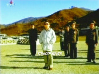 김정일,신설 강원도 원산목장 시찰