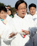 강대표, 익산서 AI 방역활동