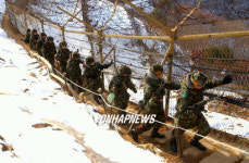 눈덮인 최전방 GOP소초