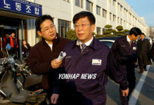 노조 방문한 현대차 사장