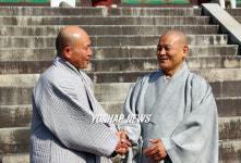 지관스님과 정광스님