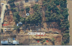 홍주성 발굴조사지 전경