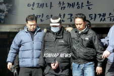 안산역 토막살인 용의자 현장검증