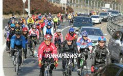 거제 해안도로 따라 자전거 라이딩