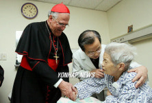 성가복지병원 방문한 바라간 추기경