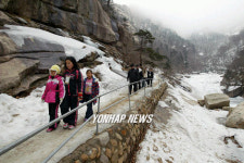 명파초등학교 어린이 금강산 나들이